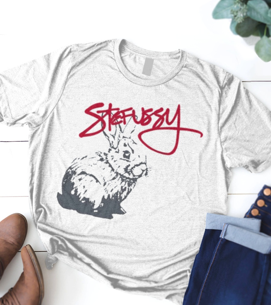 Stefussy Bunny Stussy Graphic T-Shirt