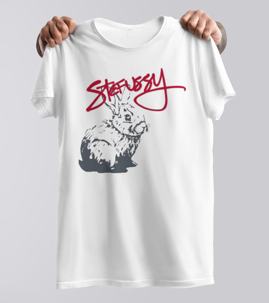 Stefussy Bunny Stussy Graphic T-Shirt