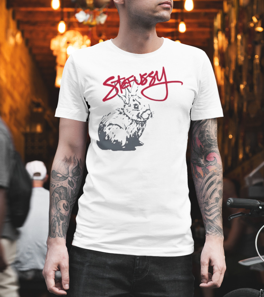 Stefussy Bunny Stussy Graphic T-Shirt