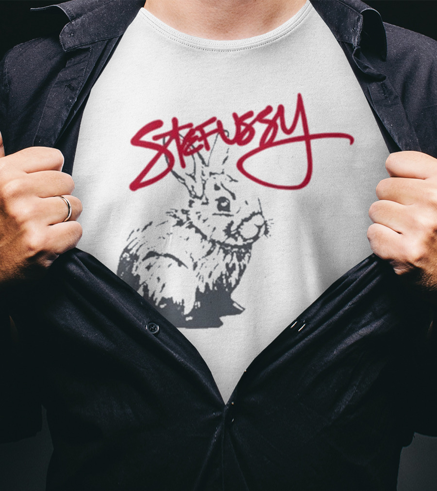 Stefussy Bunny Stussy Graphic T-Shirt