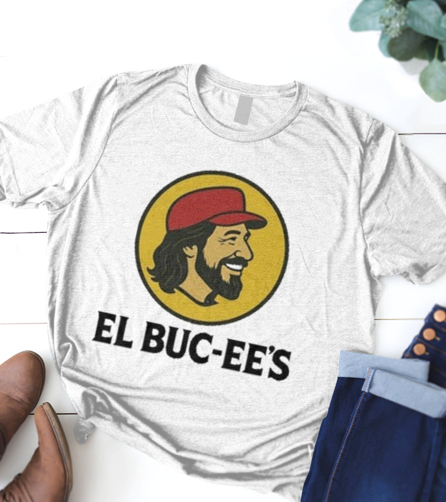"Somos Bien Méxican Buc-ee’s Parody With Iconic Yellow Red Design" T-Shirt