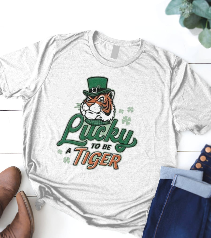 Lucky To Be A Tiger St. Patty Banks Theme T-Shirt
