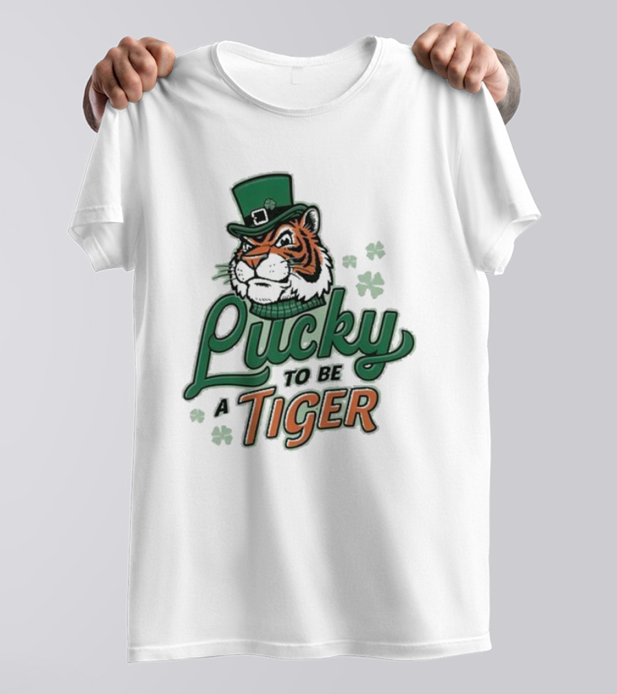 Lucky To Be A Tiger St. Patty Banks Theme T-Shirt