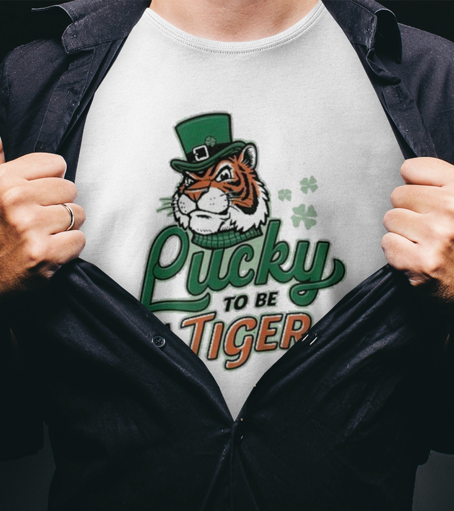 Lucky To Be A Tiger St. Patty Banks Theme T-Shirt