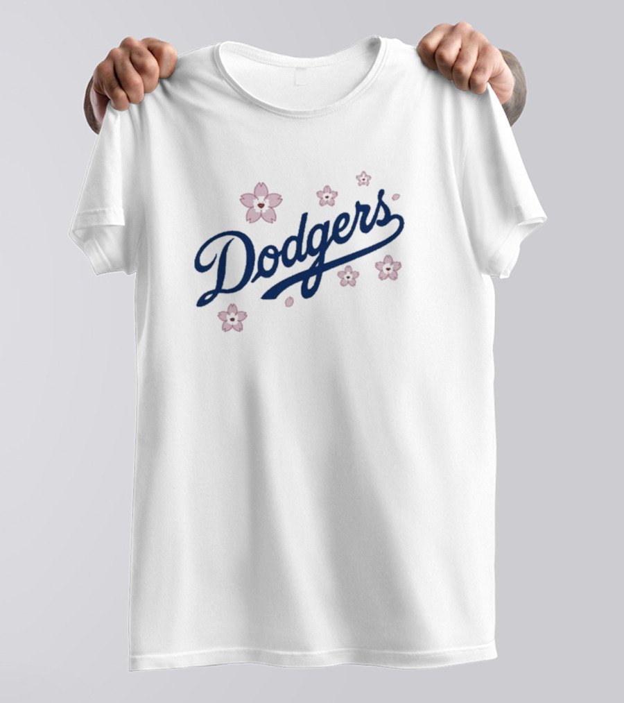 Takashi Murakami Dodgers 2025 Cherry Blossom Collaboration T-Shirt