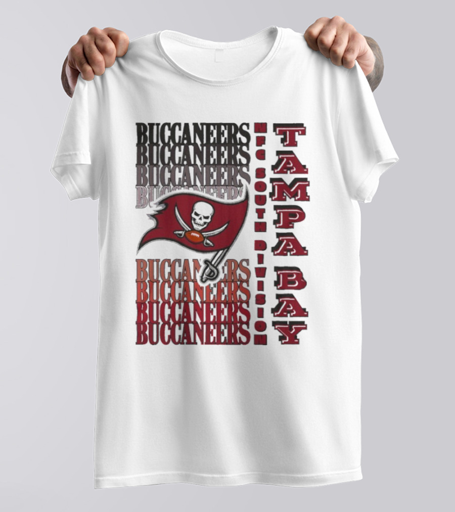 Buccaneers NFC South Division Tampa Bay Football Fan Gear T-Shirt