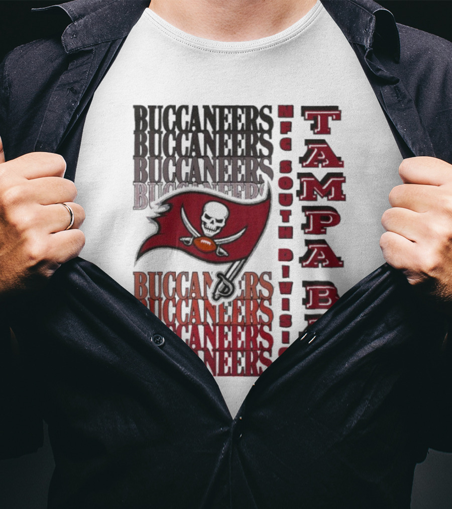 Buccaneers NFC South Division Tampa Bay Football Fan Gear T-Shirt