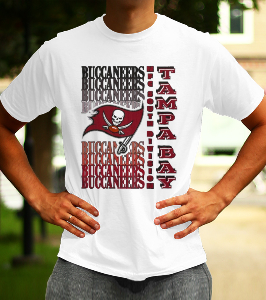 Buccaneers NFC South Division Tampa Bay Football Fan Gear T-Shirt