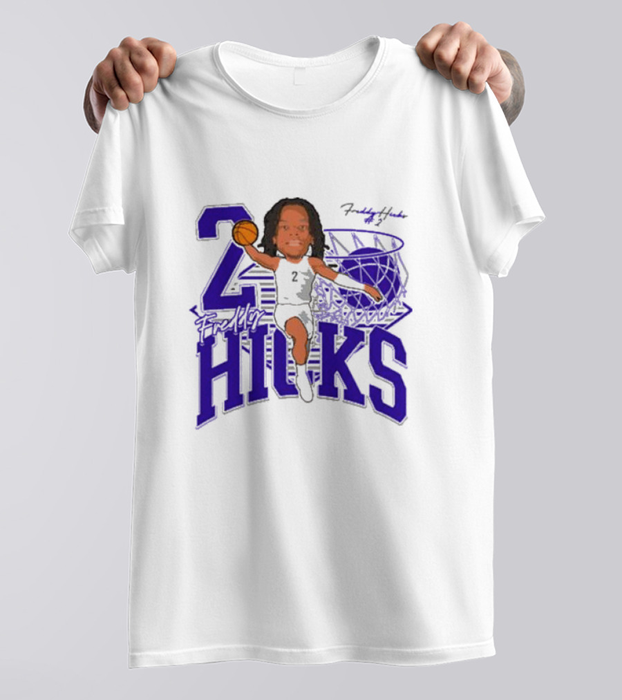 Freddy Hicks Tarleton State Basketball Number 20 T-Shirt