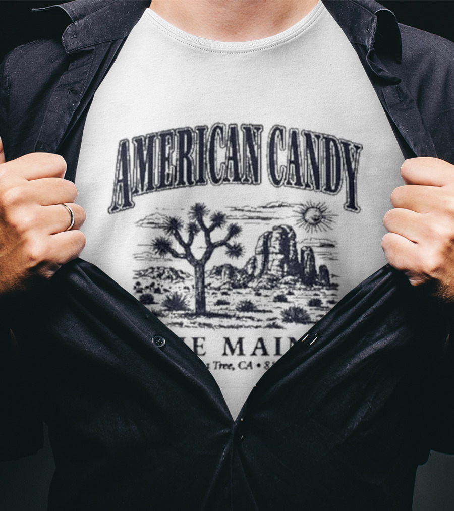 American Candy The Maine 2015 Joshua Thee CA 8123 Records T-Shirt