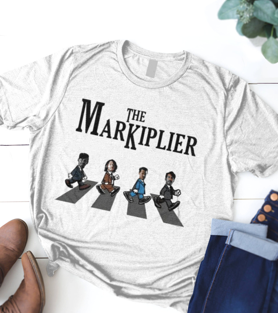 Markiplier Egos Walk Abbey Road In Iconic Tribute Style T-Shirt