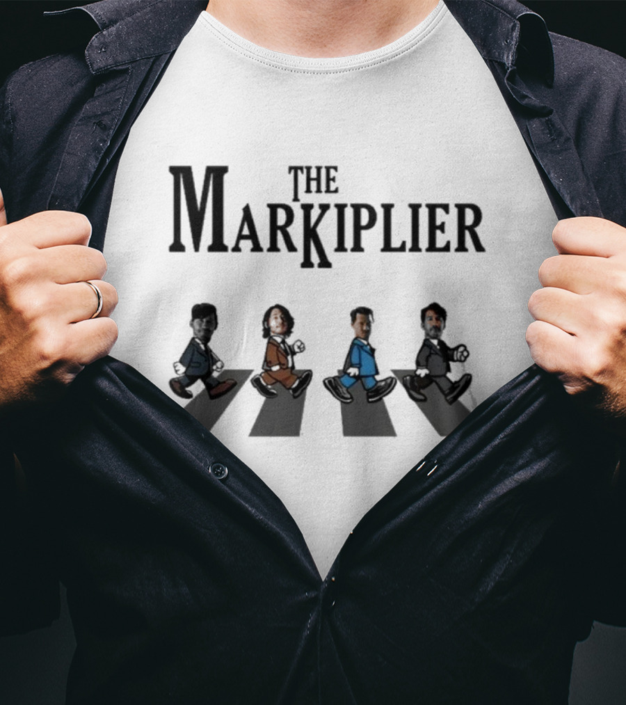 Markiplier Egos Walk Abbey Road In Iconic Tribute Style T-Shirt