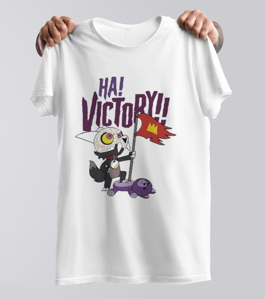 The Owl House Ha Victory King Character And Plush Toy Scene T-Shirt