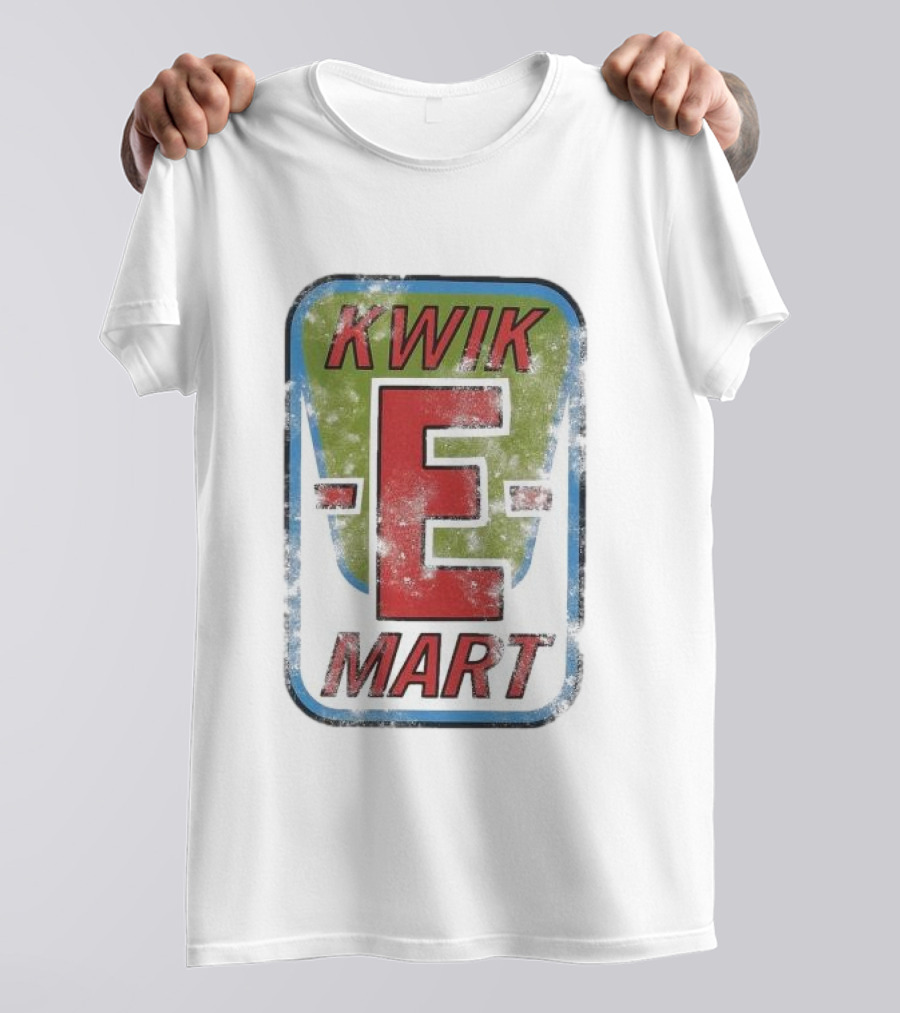 The Simpsons Kwik-E Mart Vintage Distressed Style T-Shirt