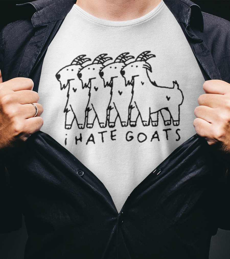 Tommyinnit Hates Goats Five Goat Sketch HA HA HA T-Shirt