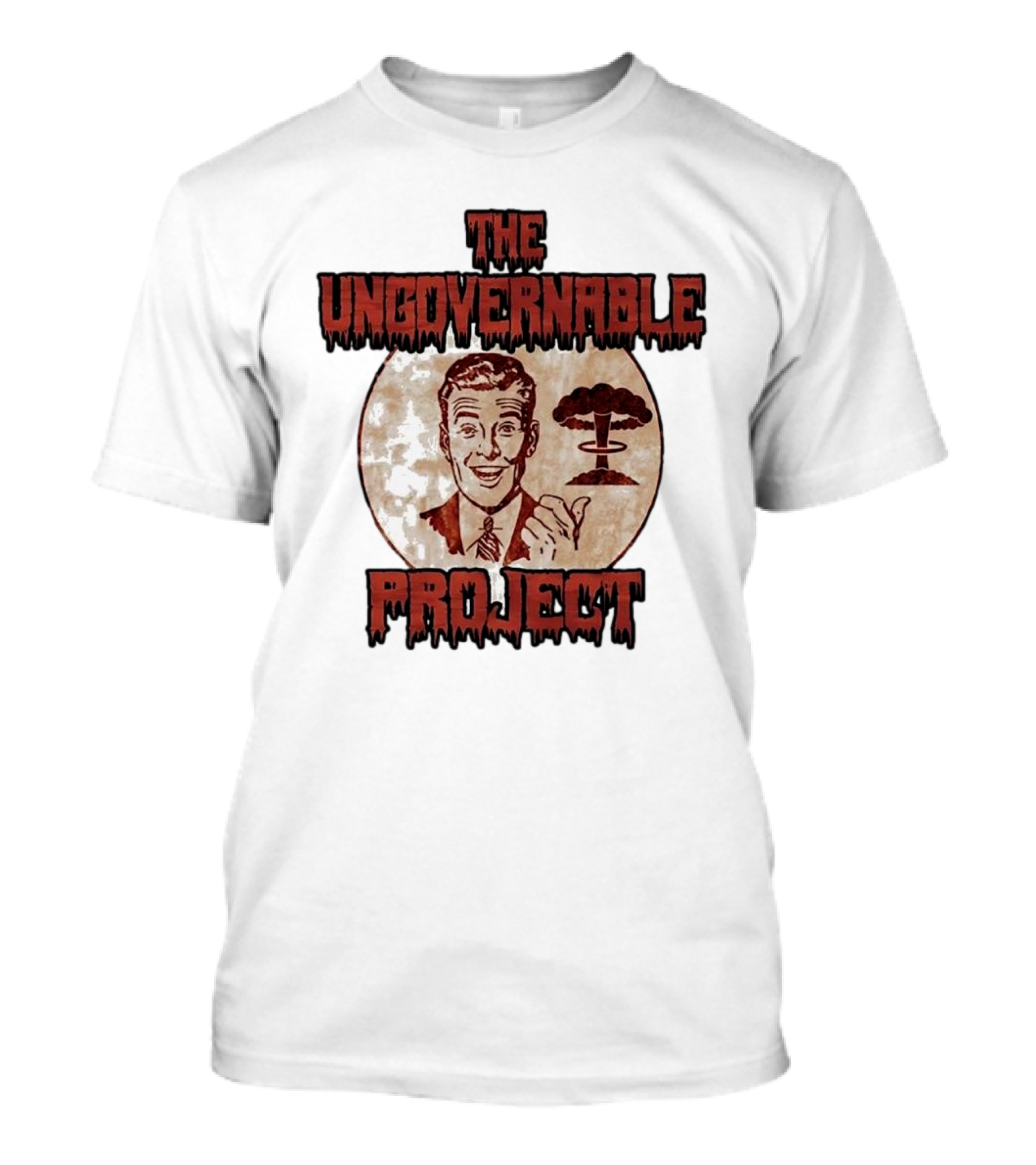The Ungovernable Project Vintage Cartoon Nuclear Explosion T-Shirt