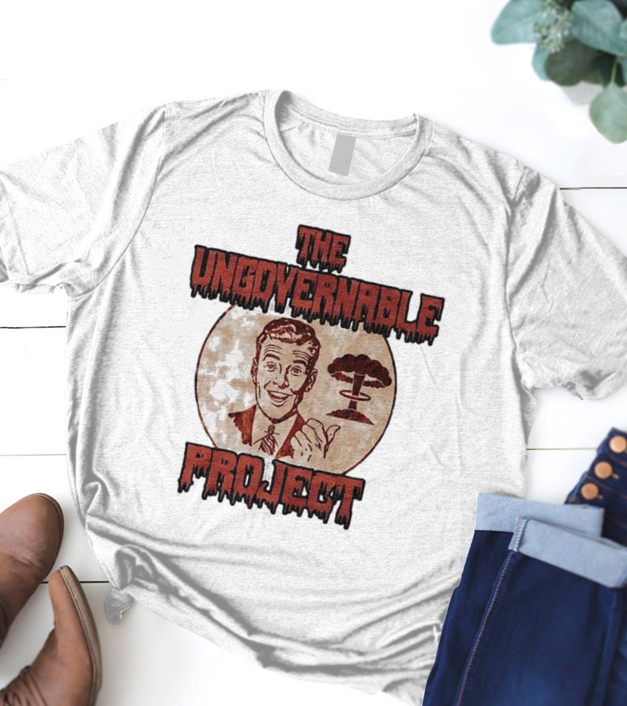 The Ungovernable Project Vintage Cartoon Nuclear Explosion T-Shirt