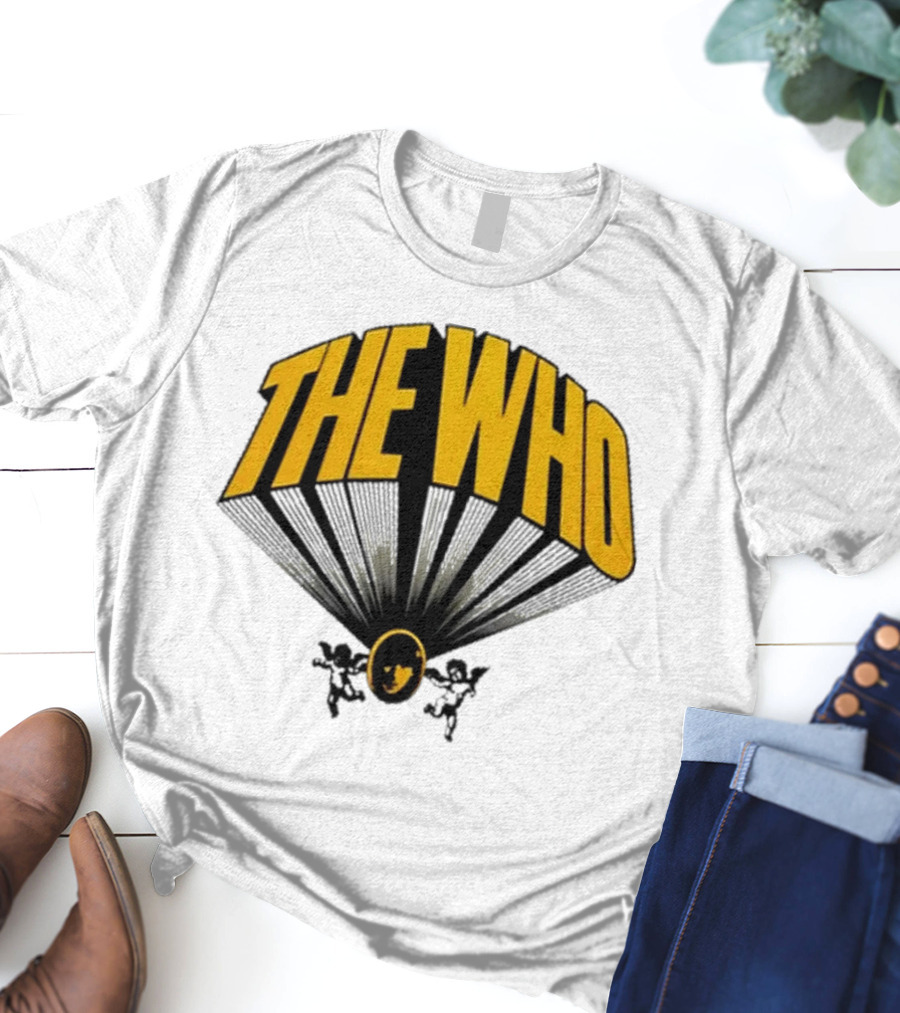 The Who Drum Skin Iconic Band Logo T-Shirt