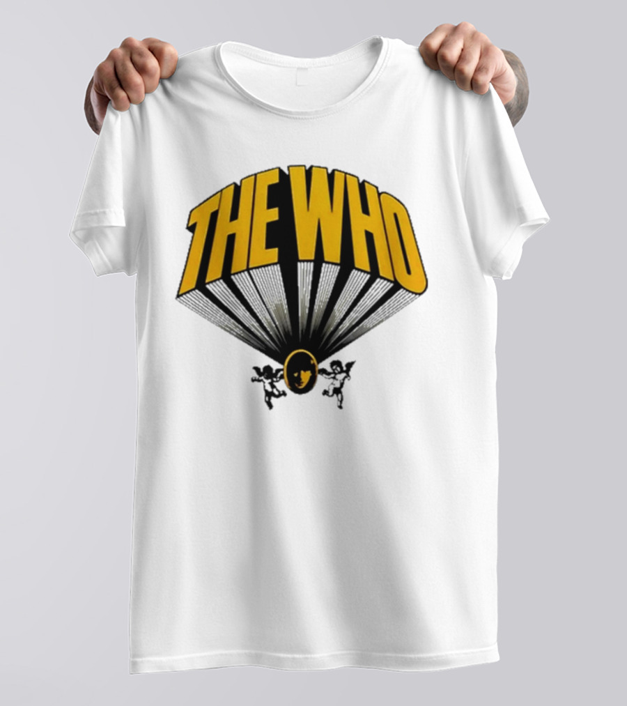 The Who Drum Skin Iconic Band Logo T-Shirt