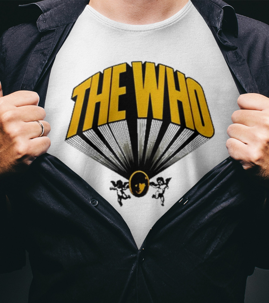 The Who Drum Skin Iconic Band Logo T-Shirt
