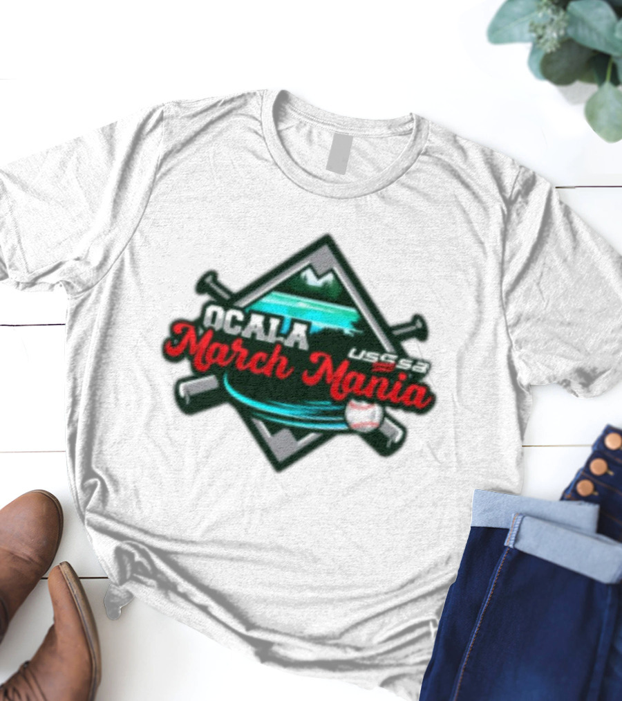 USSSA Ocala March Mania 2025 Baseball Event March 22-23 T-Shirt