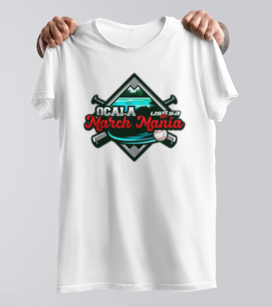 USSSA Ocala March Mania 2025 Baseball Event March 22-23 T-Shirt