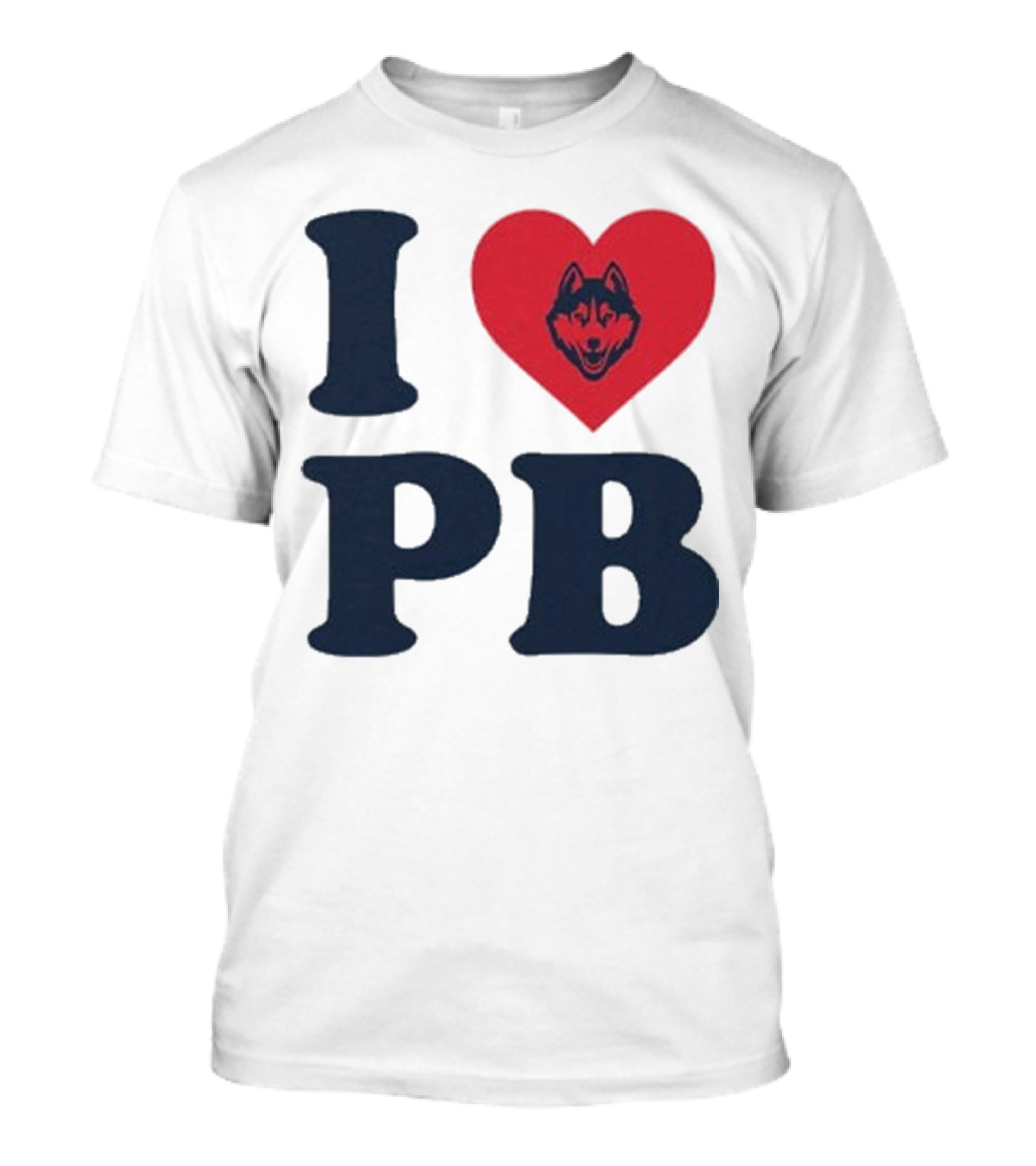 UConn I Heart Huskies Paige Bueckers PB T-Shirt