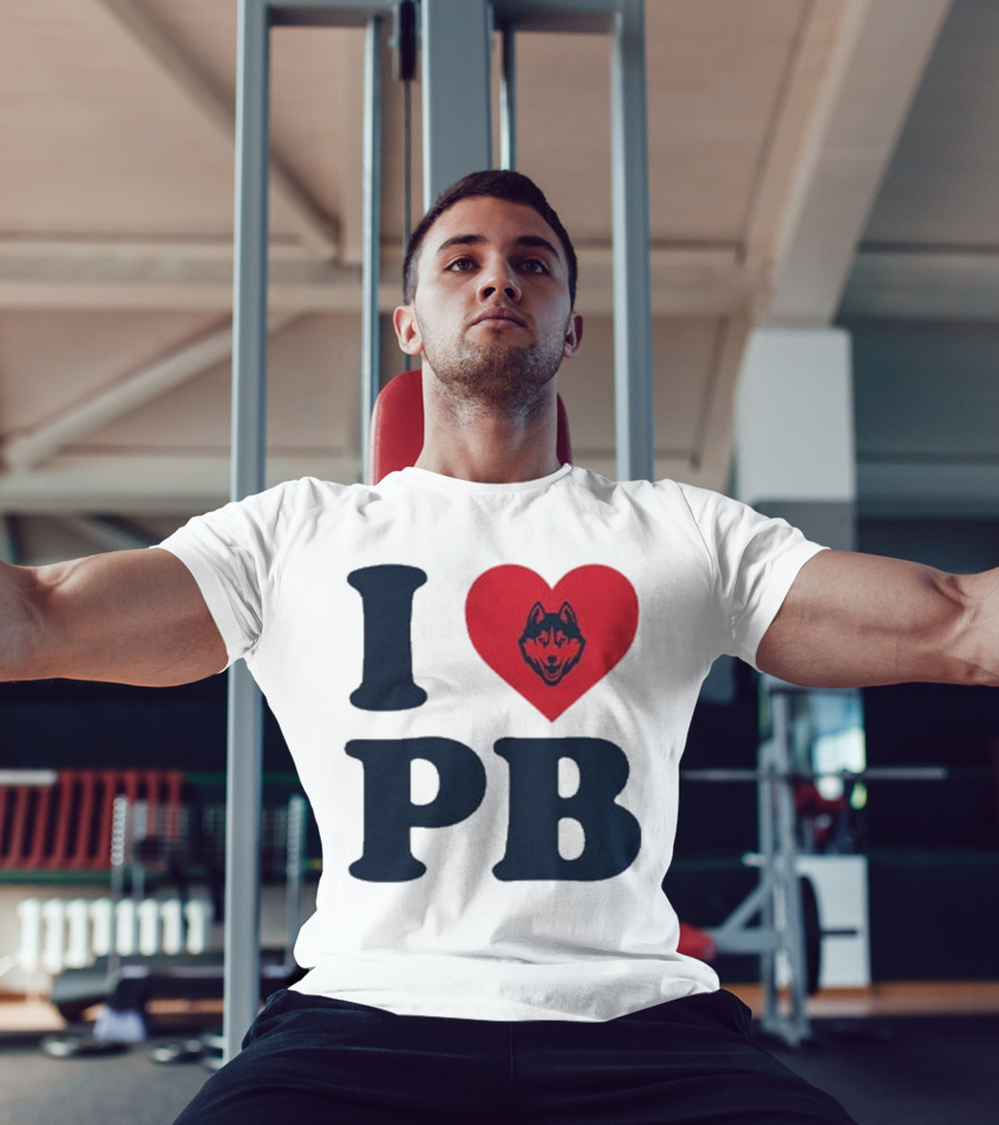 UConn I Heart Huskies Paige Bueckers PB T-Shirt