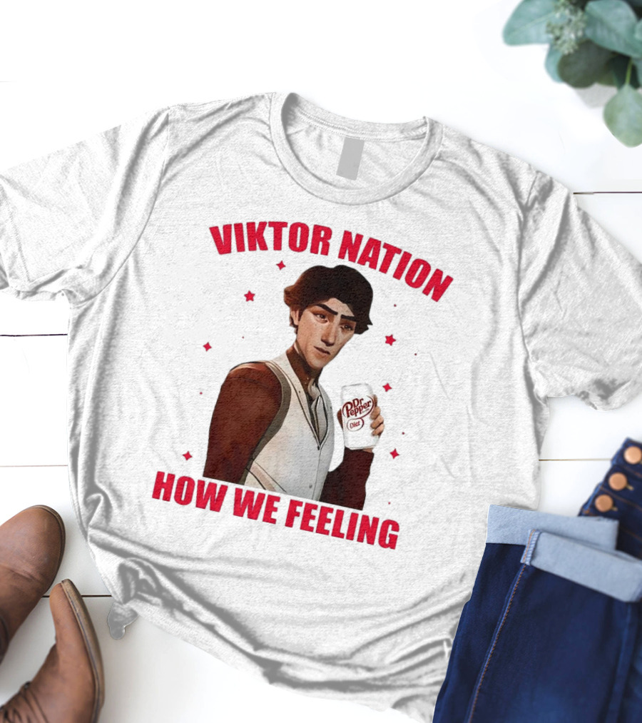 Viktor Nation How We Feeling Dr Pepper Diet Can Illustration T-Shirt