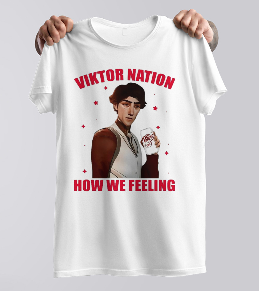 Viktor Nation How We Feeling Dr Pepper Diet Can Illustration T-Shirt