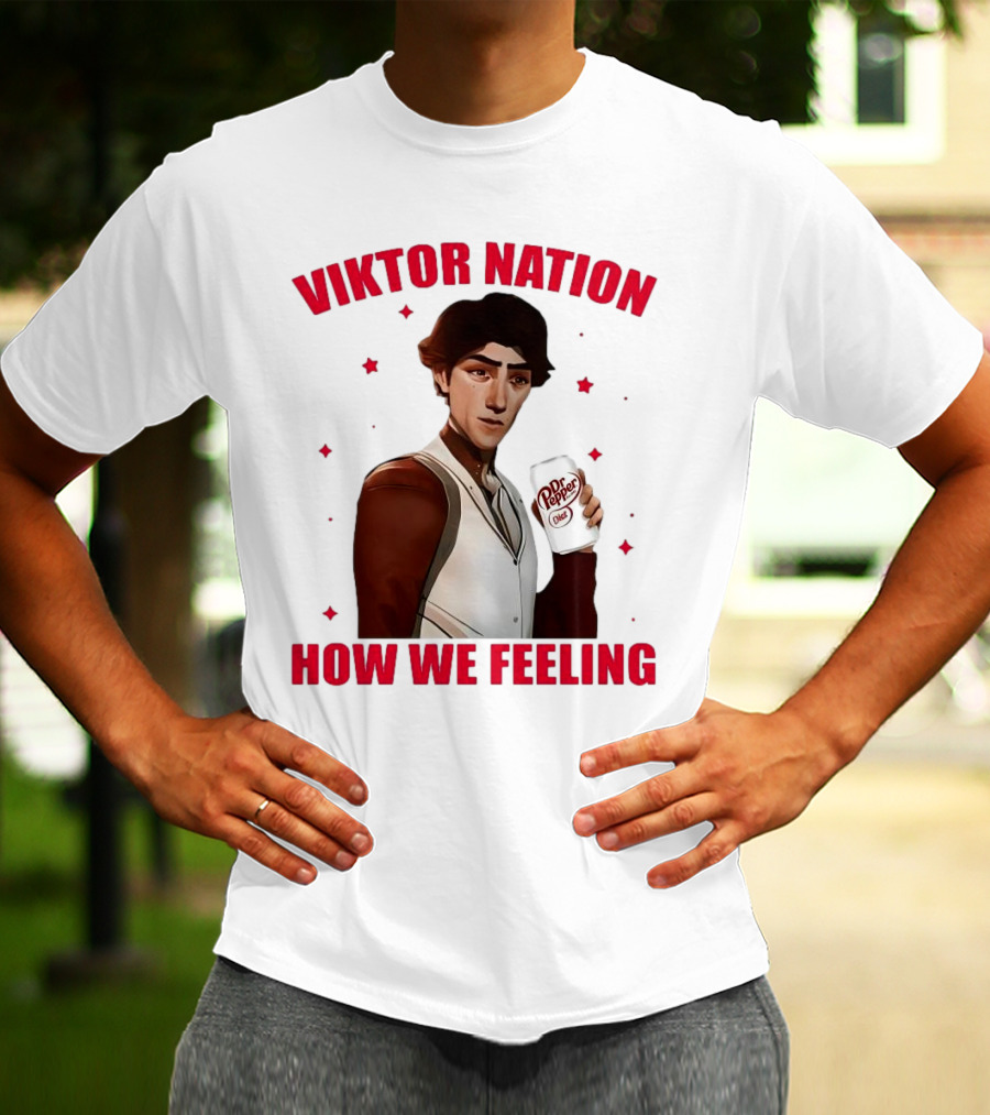 Viktor Nation How We Feeling Dr Pepper Diet Can Illustration T-Shirt