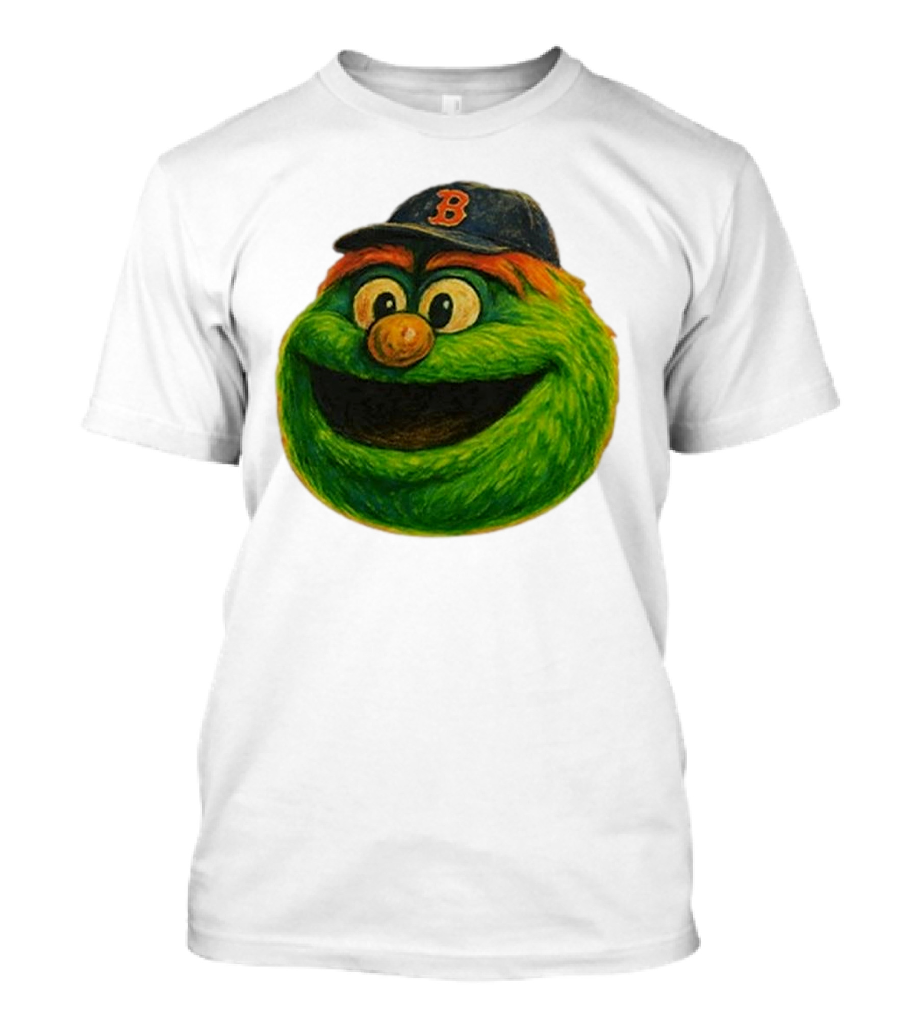 Wally The Green Monster Boston Red Sox Iconic Logo T-Shirt