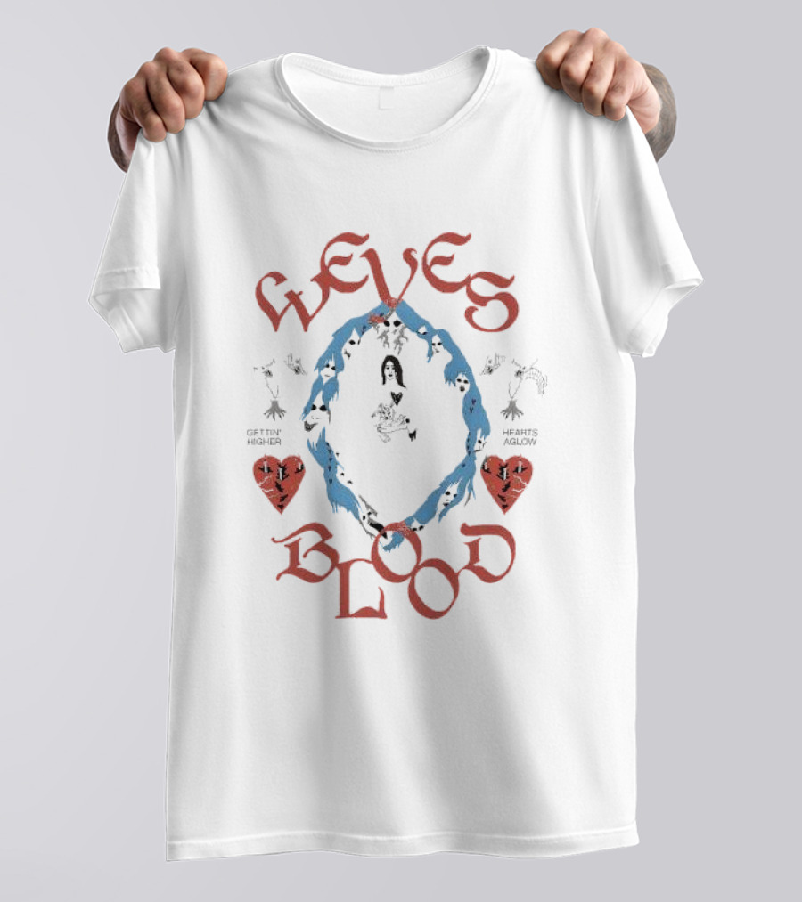 Weyes Blood Gettin Higher Hearts Aglow Icon T-Shirt