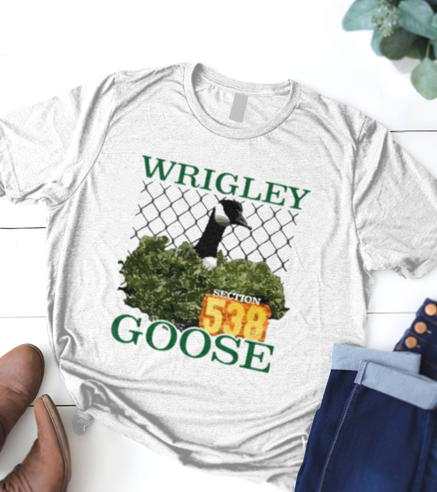 Wrigley Goose Section 538 Chicago Cubs Stadium Fan Apparel T-Shirt