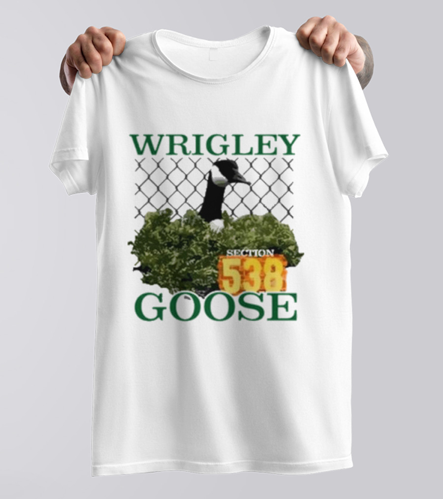 Wrigley Goose Section 538 Chicago Cubs Stadium Fan Apparel T-Shirt