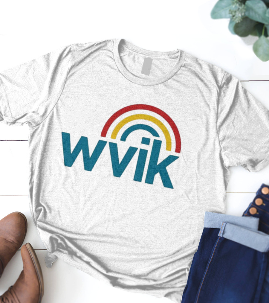 WVIK Rainbow Vintage Retro Style T-Shirt