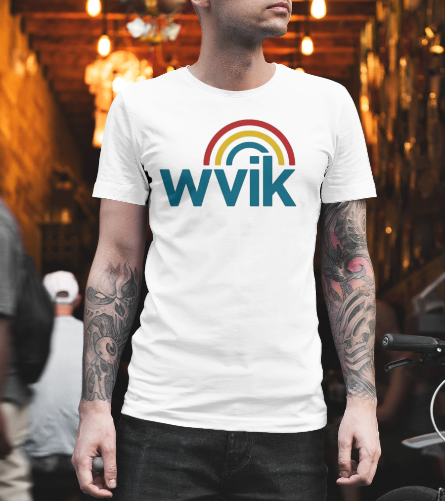WVIK Rainbow Vintage Retro Style T-Shirt