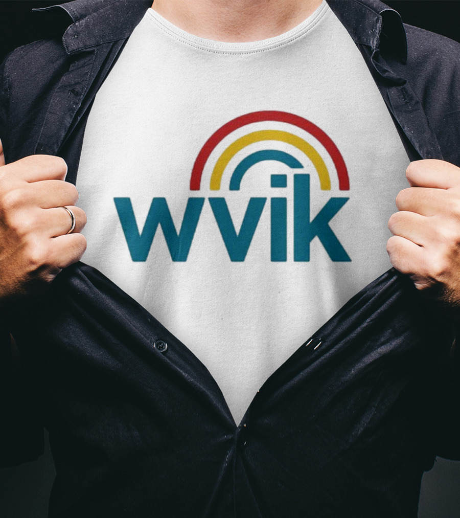 WVIK Rainbow Vintage Retro Style T-Shirt