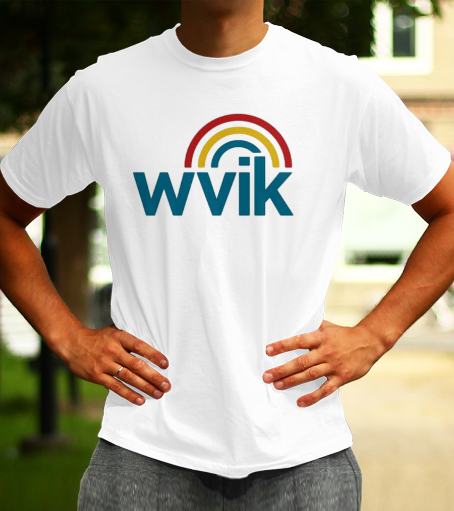 WVIK Rainbow Vintage Retro Style T-Shirt