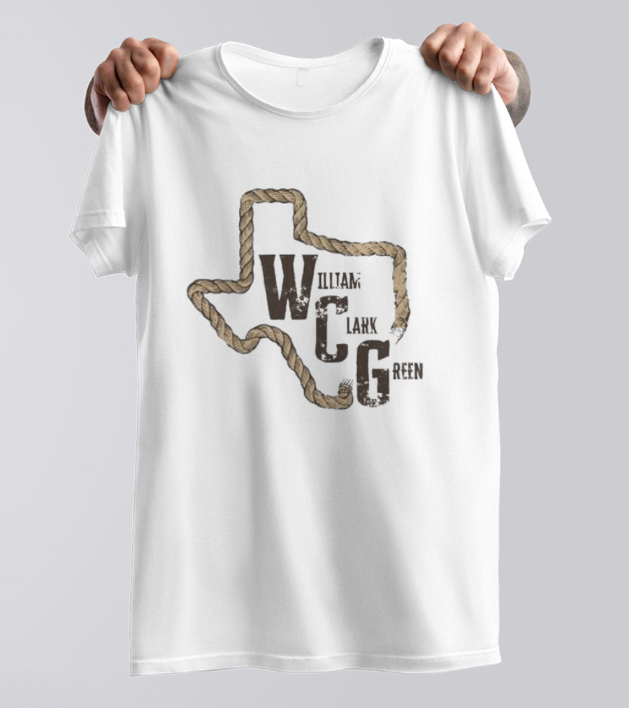 William Clark Green WCG Texas Rope Outline T-Shirt