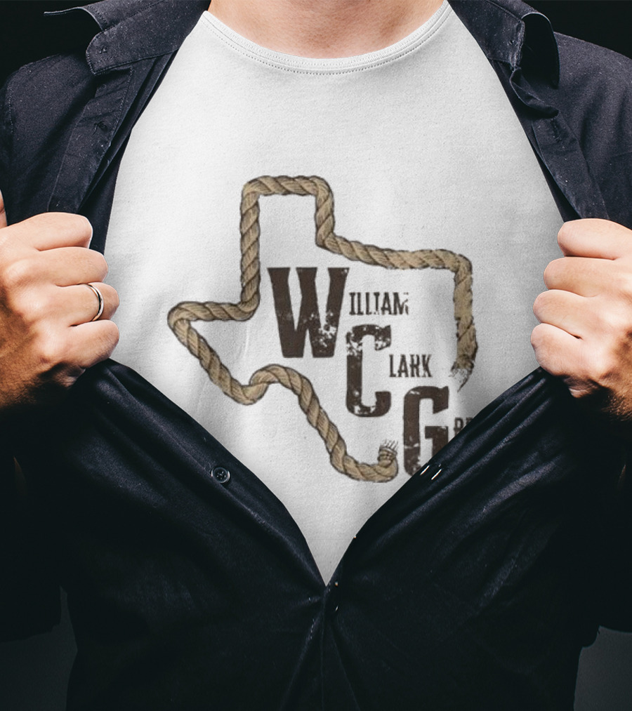 William Clark Green WCG Texas Rope Outline T-Shirt