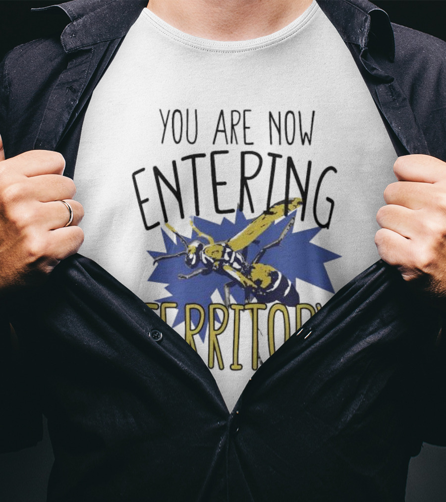 Yellowjackets You Are Now Entering Territory T-Shirt