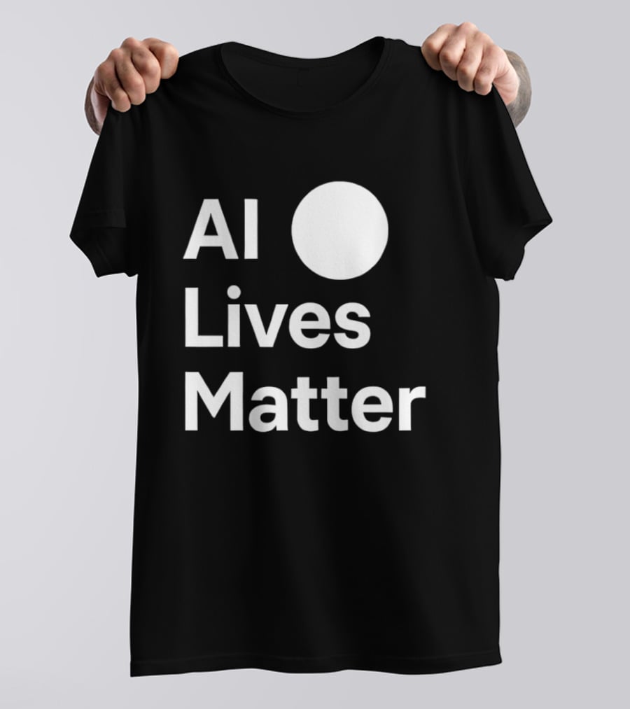 AI Lives Matter Statement Circle T-Shirt