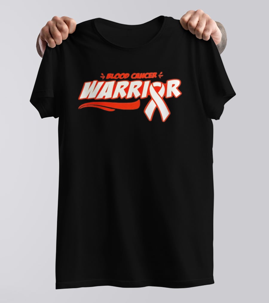 Blood Cancer Warrior Awareness Ribbon Strength Empowerment T-Shirt