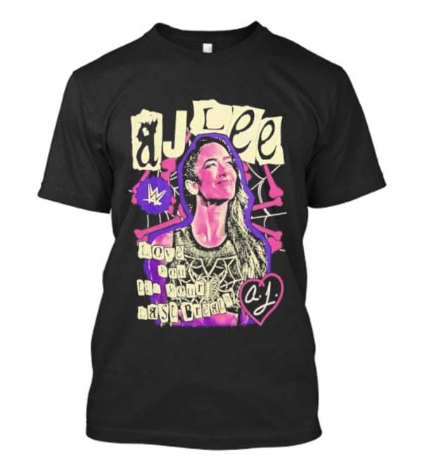 AJ Lee Love You Til Your Last Breath Star Power Heart T-Shirt