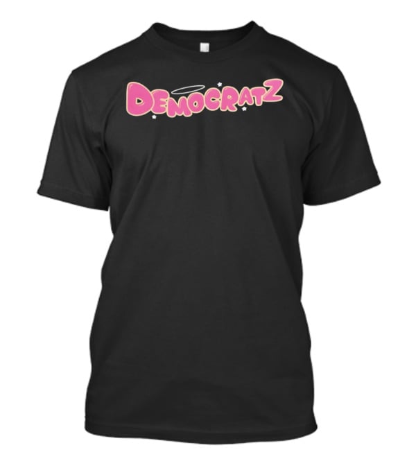Democratz Democratic Party Pink Halo Comic T-Shirt