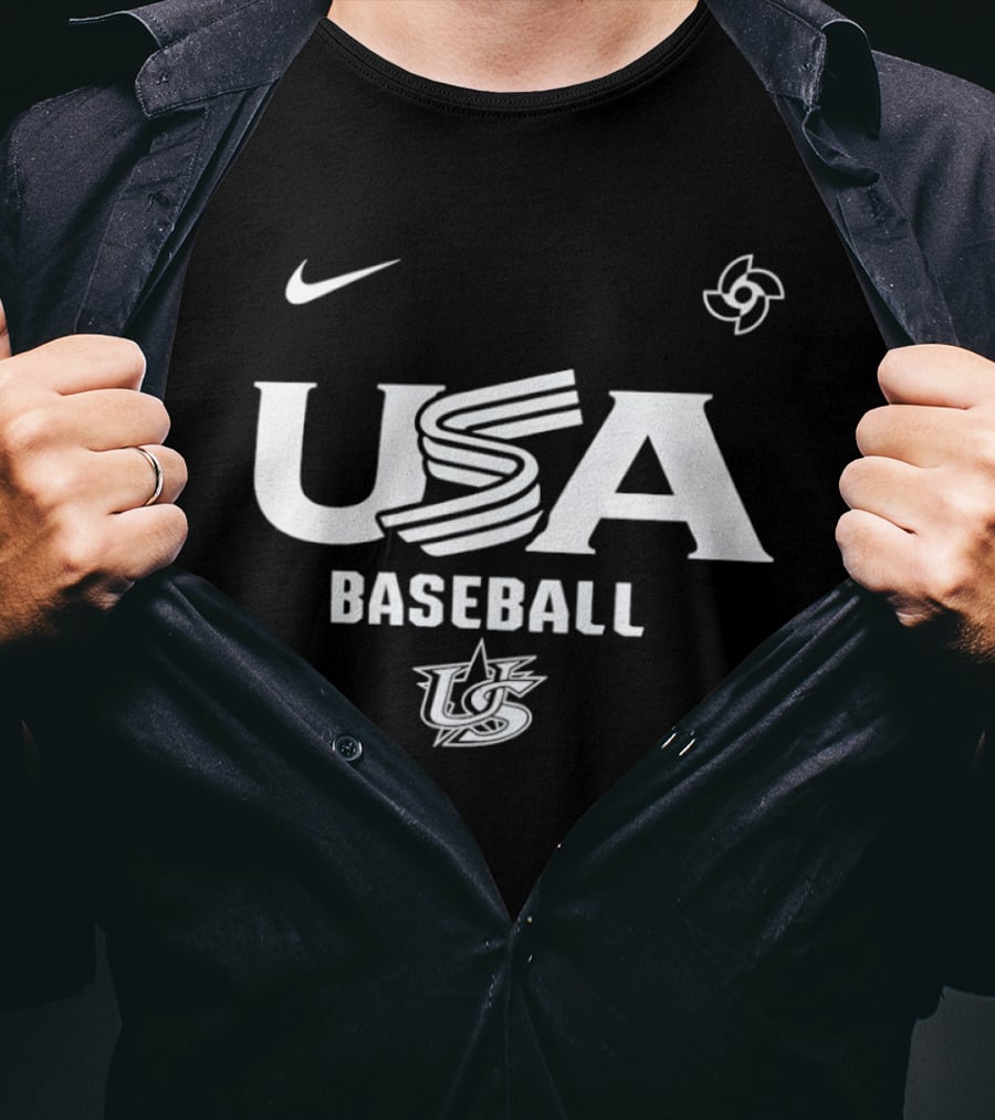 Nike USA Baseball 2026 World Baseball Classic Sports Bryce Harper T-Shirt