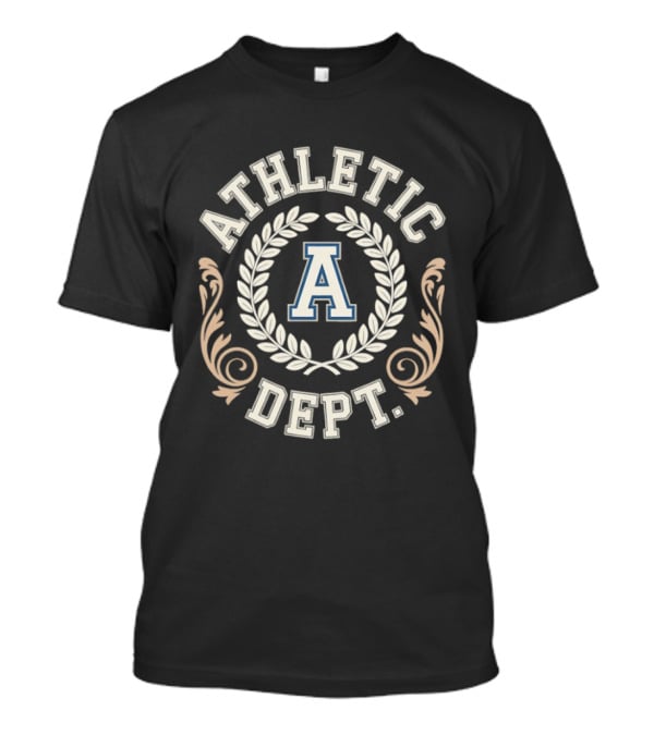 Athletic Dept A Floral Wreath Monogram T-Shirt