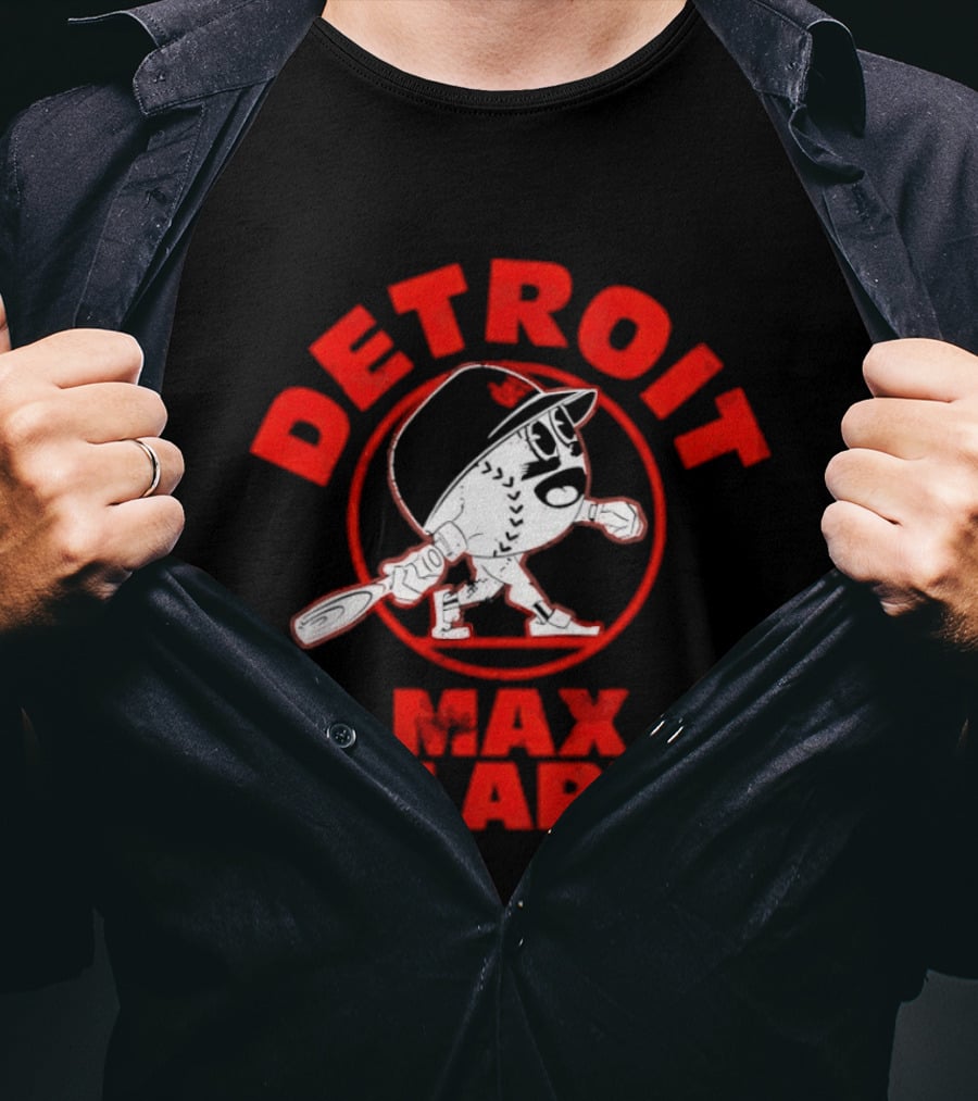 Detroit Tigers Max Clark Baseball Buddies T-Shirt