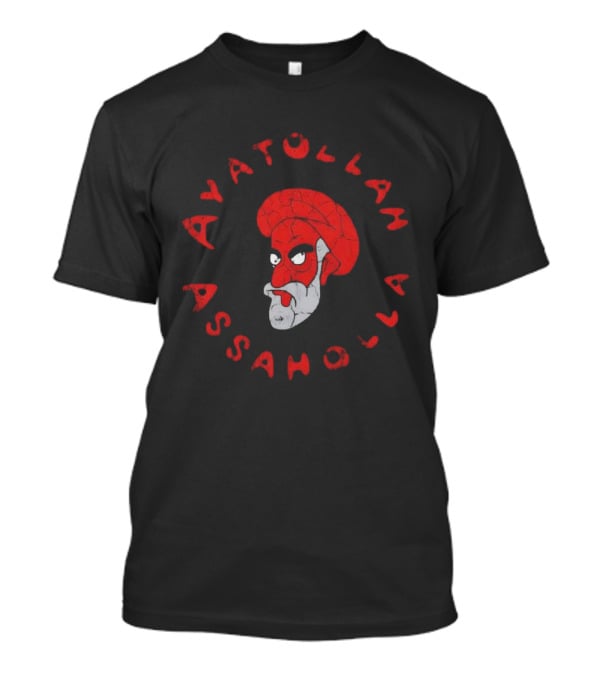 Ayatollah Assaholla Red Face T-Shirt